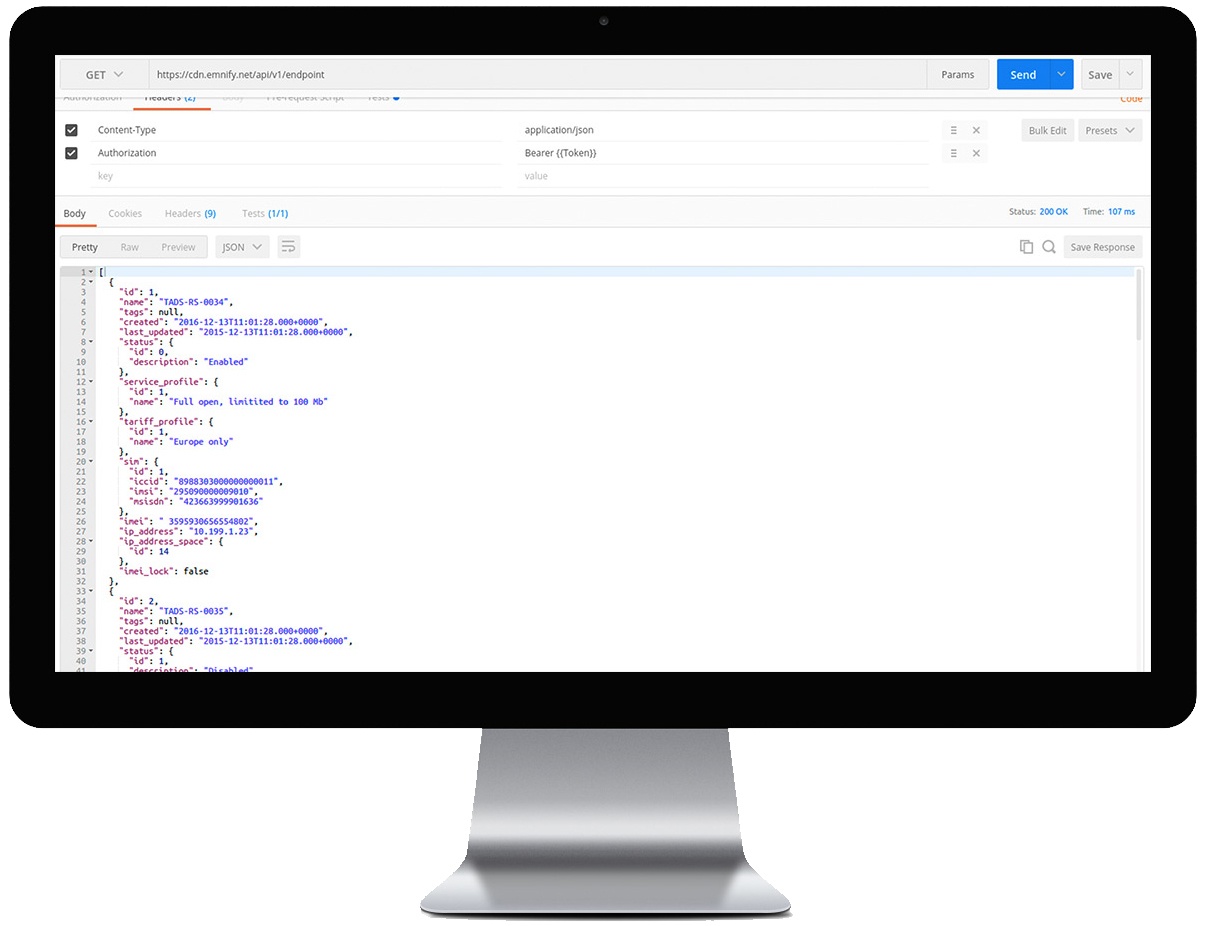 RESTful API